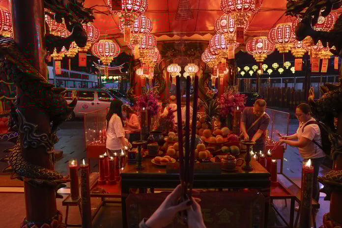 Barongsai (Aslan Dansı) hazırlıkları