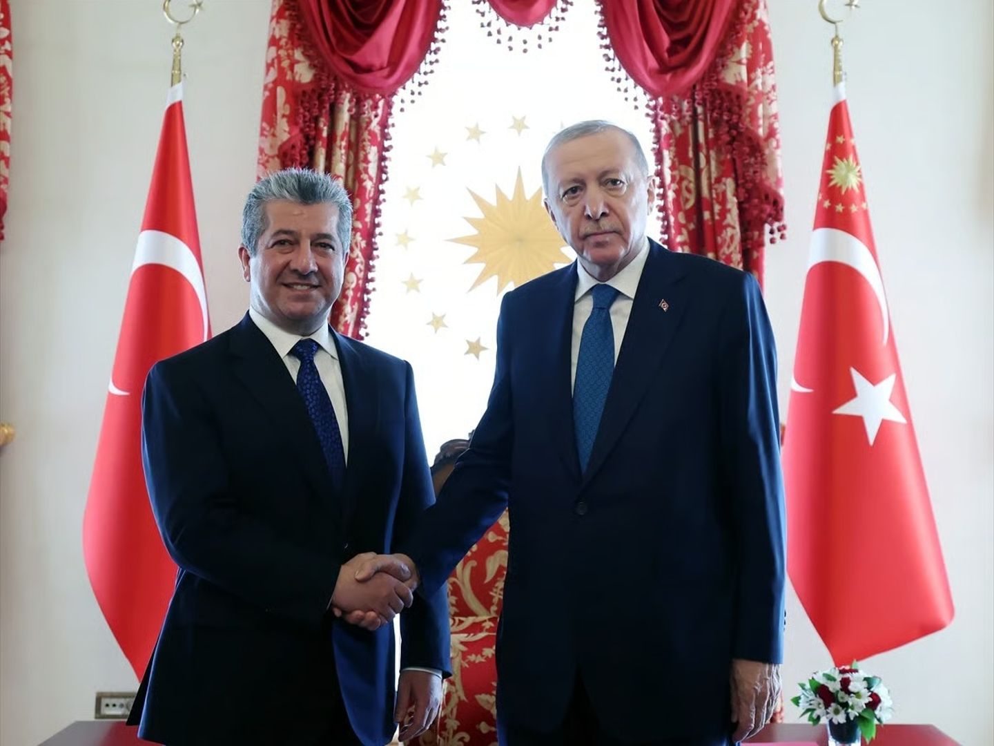 Cumhurbaşkanı Erdoğan'dan Mesrur Barzani kabulü sonrası kritik mesajlar