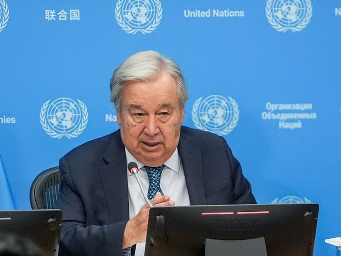 Guterres'ten BM açıklaması: Değerlerimiz saldırı altında