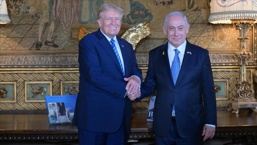 ABD Başkanı Donald Trump ve İsrail Başbakanı Binyamin Netanynahu - AA