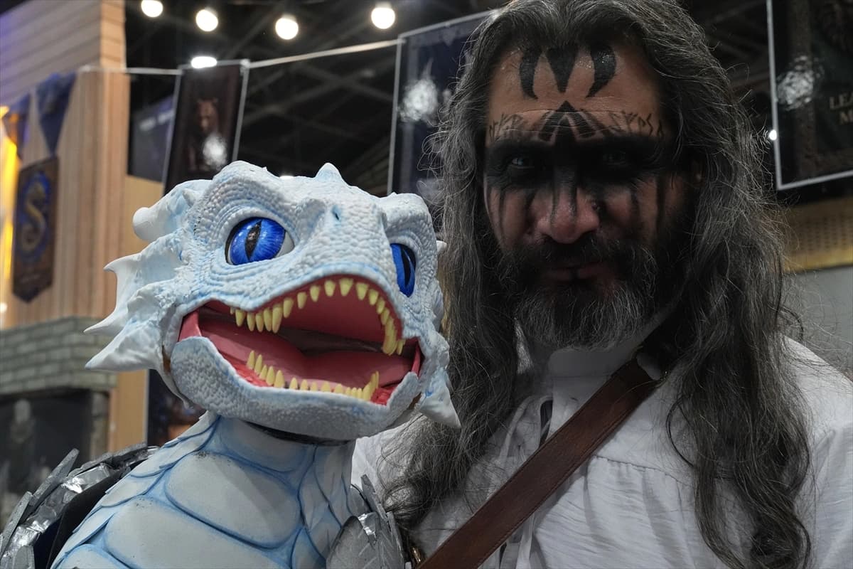 Kolombiya'daki cosplay etkinliği renkli anlara sahne oldu