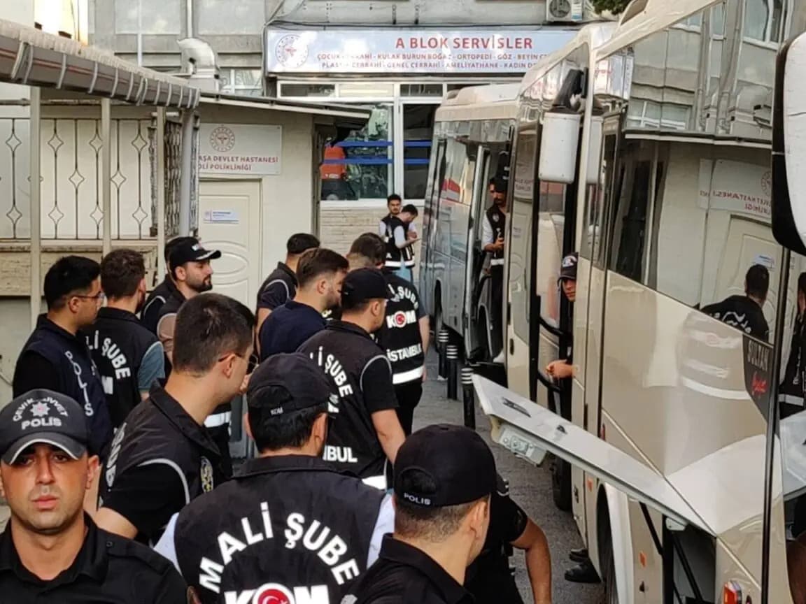 25 kişiden 5’i tutuklandı