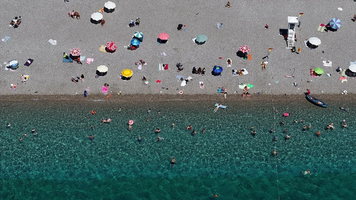 Antalya'da termometreler alev aldı