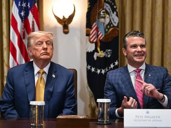 Trump Scolds Defense Chief Hegseth Over Depleted Munitions