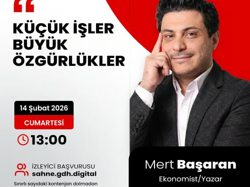 Ekonomist-Yazar Mert Başaran gdh Sahne’de