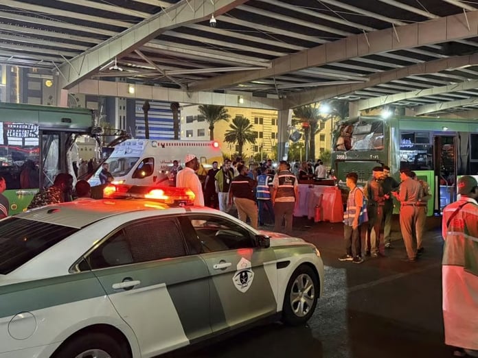 Mekke’de ring otobüsü Türk kafilesine çarptı: 1 ölü, 2 yaralı