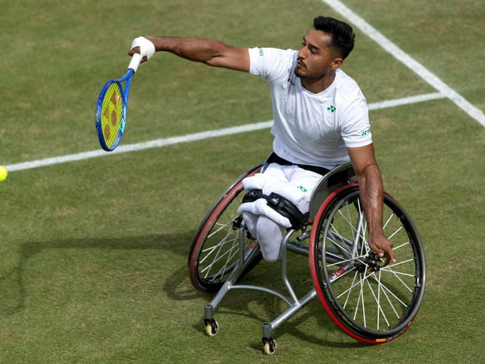 Wimbledon'da yarı finale yükselen Ahmet Kaplan, Niels Vink engeline takıldı