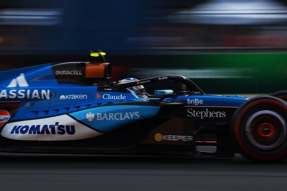 F1 Meksika GP'sinde antrenman zamanı 