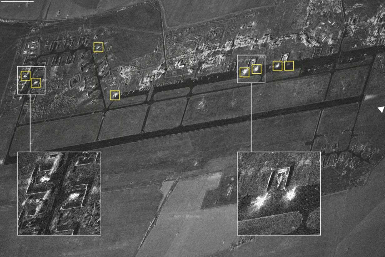 U.S. Says Ukraine Hit 10 Russian Warplanes in Major Raid