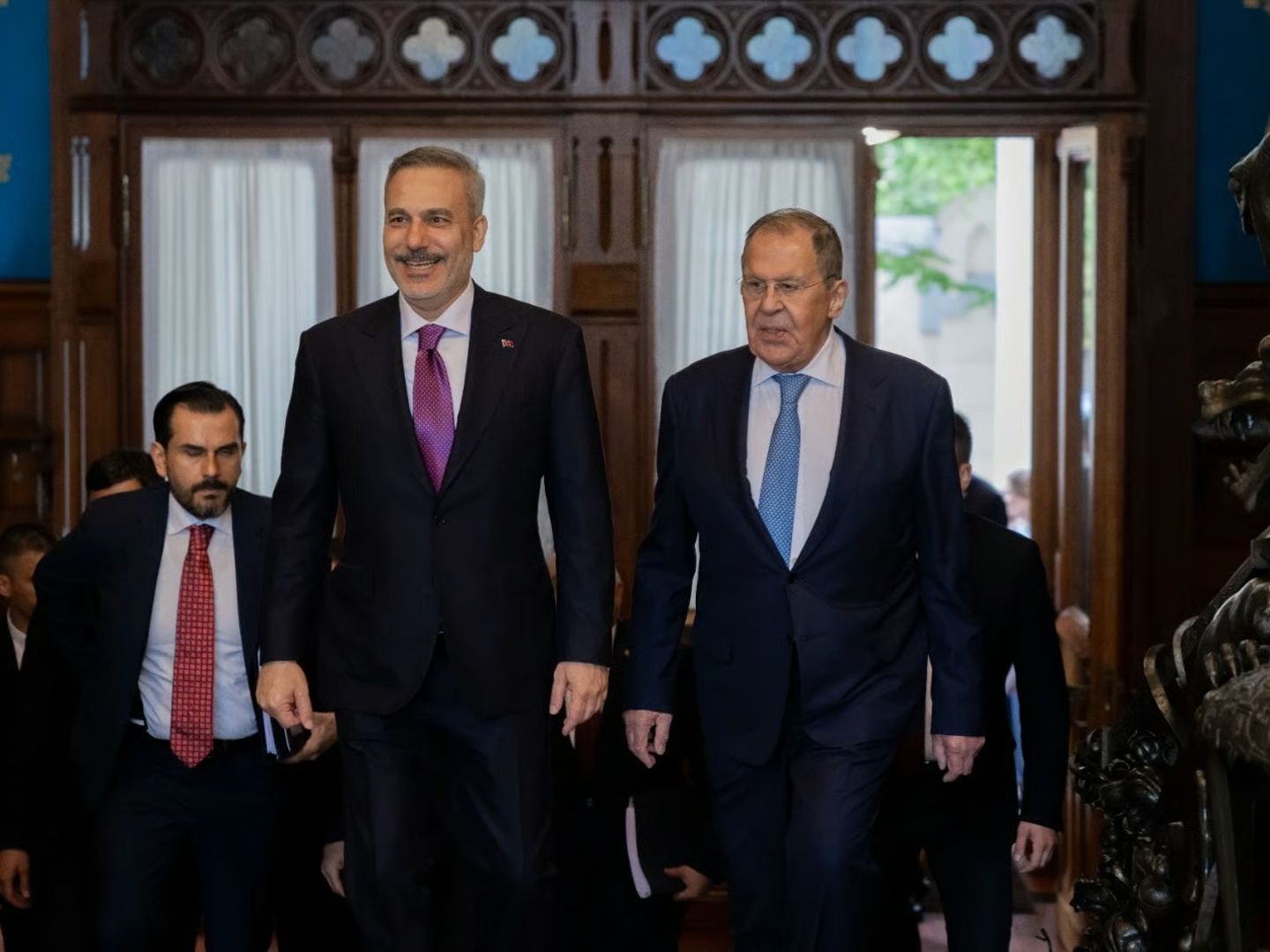 Dışişleri Bakanı Hakan Fidan Moskova’da Rus mevkidaşı Lavrov ile görüştü