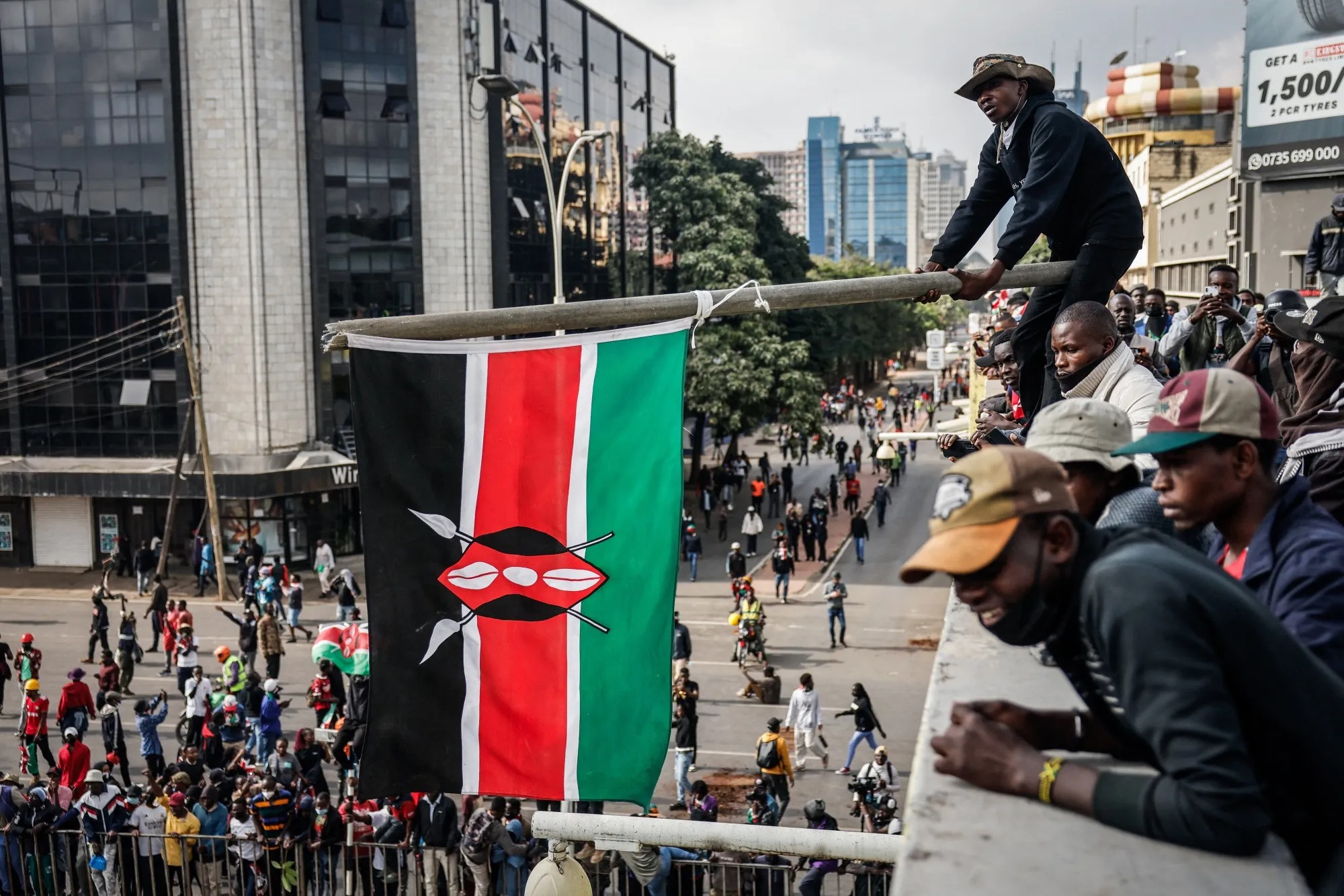 Kenya Barricades Capital on Protest Anniversary