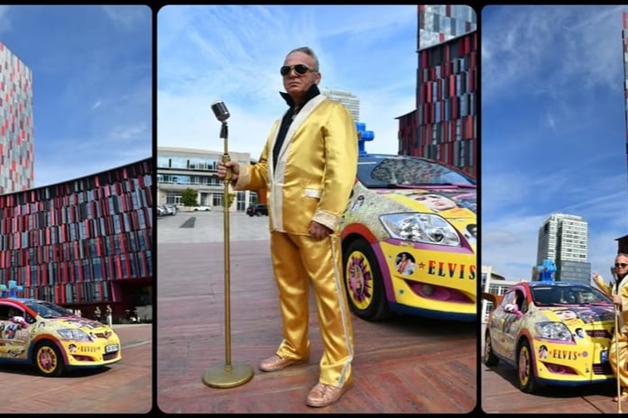 Arnavut taksi şoförü, Tiran sokaklarında 'Elvis Presley' rüzgarı estiriyor