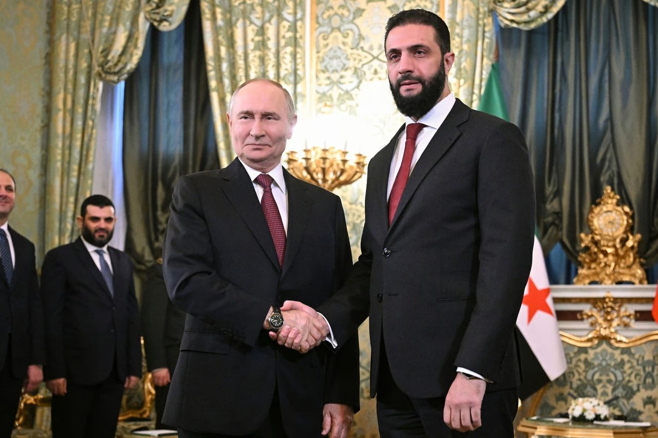 Şara ile Putin Kremlin'de görüştü