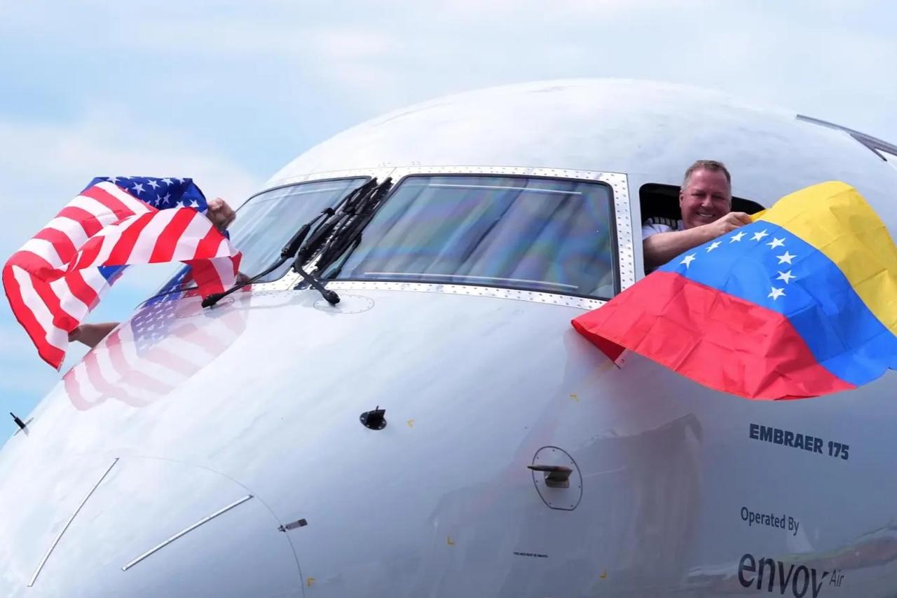 ABD'den Venezuela'ya uçuşlar yeniden başladı