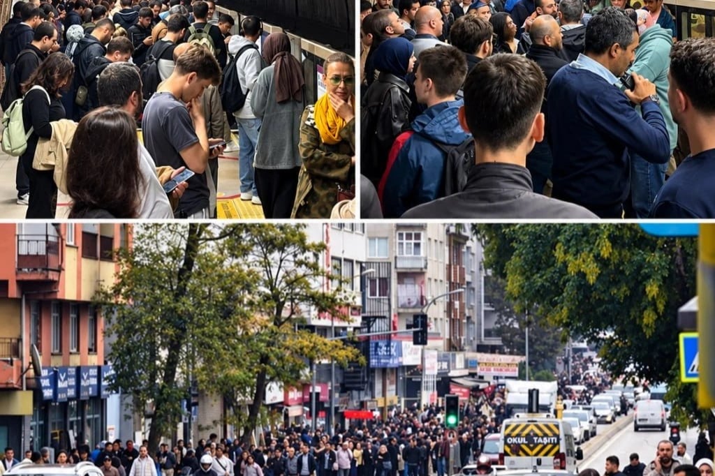 İstanbul'da metro tünelinde kablolarda patlama!
