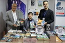 Üç kuşak yazar ailesi kitap fuarında aynı stantta