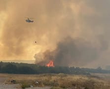 Çanakkale'de korkutan orman yangını büyüyor