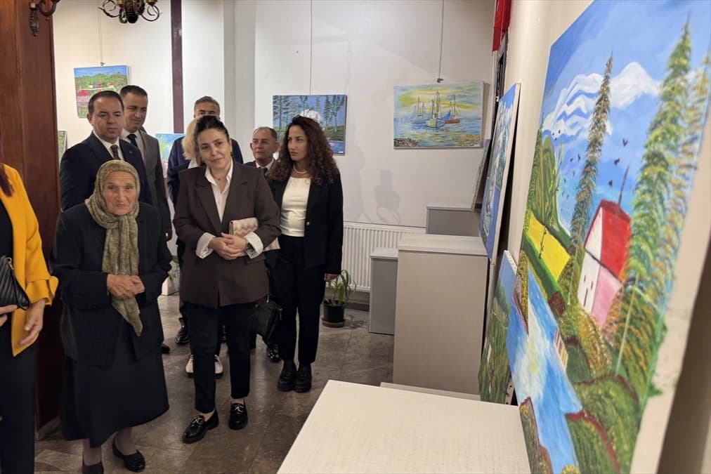 Bob Ross’u izleyerek başladı: 81 yaşında ikinci sergisini açtı