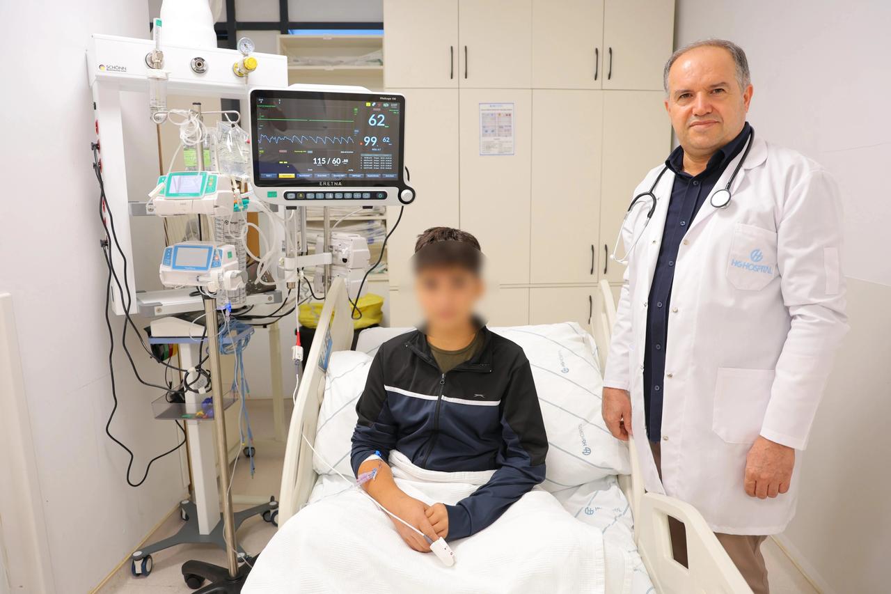 Tuz ruhunu su zanneden 14 yaşındaki çocuk ölümden döndü

