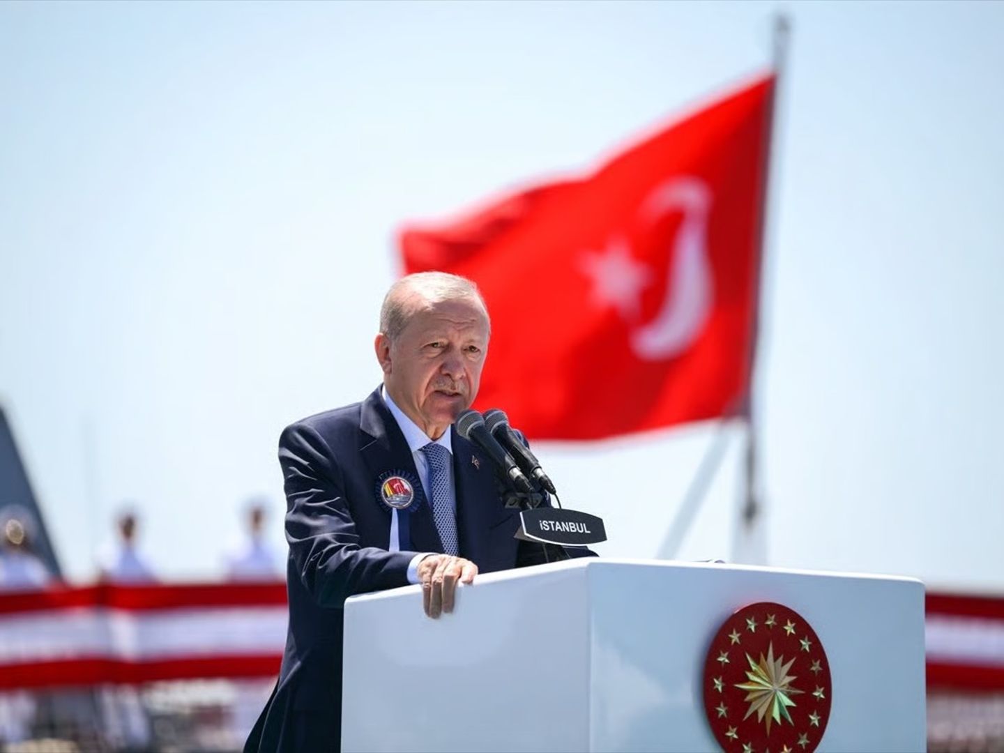 Cumhurbaşkanı Erdoğan’dan tarihi savunma sanayii mesajı: "Türkiye ilk kez bir NATO ve AB üyesine savaş gemisi ihraç etti"