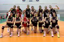 19 Yaş Altı Kadın Voleybol Milli Takımı, Balkan Şampiyonası'nda Kuzey Makedonya'yı mağlup ederek yarı finali garantiledi