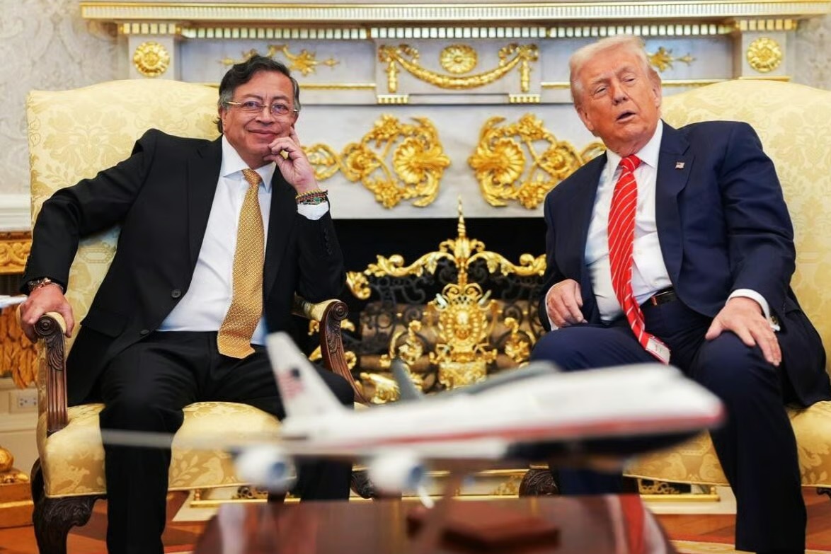 Colombian President Gustavo Petro & U.S. President Donald Trump
