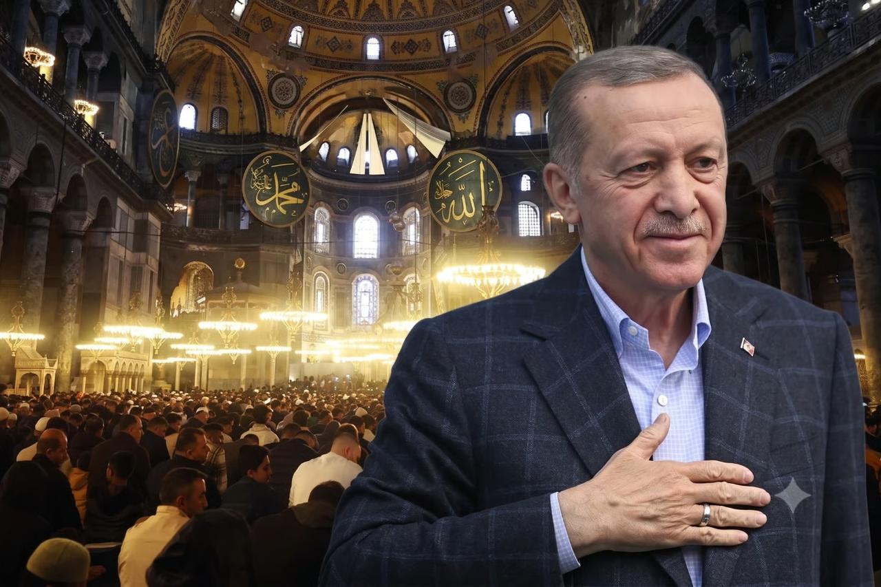 Cumhurbaşkanı Erdoğan'dan Ayasofya mesajı!