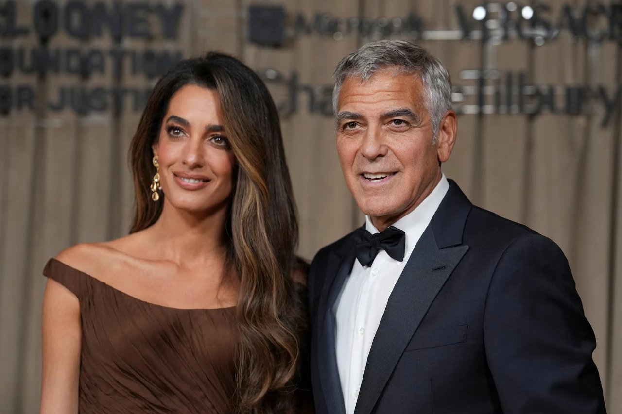 George Clooney ve eşi Amal Clooney