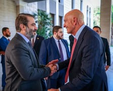 Suriye Dışişleri Bakanı Esad Şeybani ile Tom Barrack Riyad'da görüştü