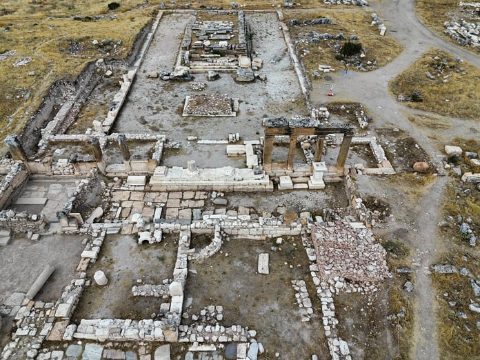 Uşak'taki Blaundos Antik Kenti'nde Bizans dönemine ait işlikler bulundu