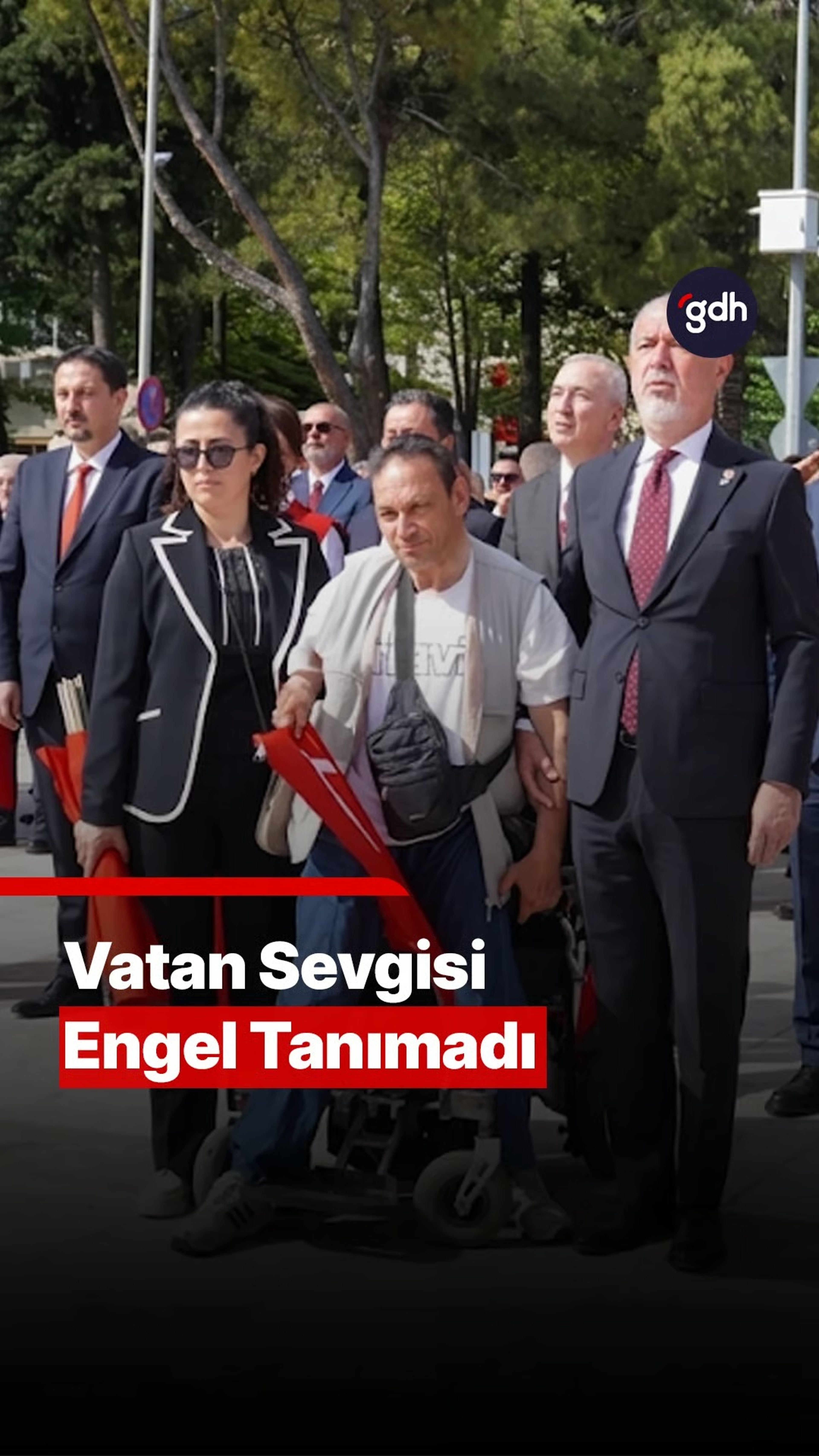 Vatan sevgisi engel tanımadı