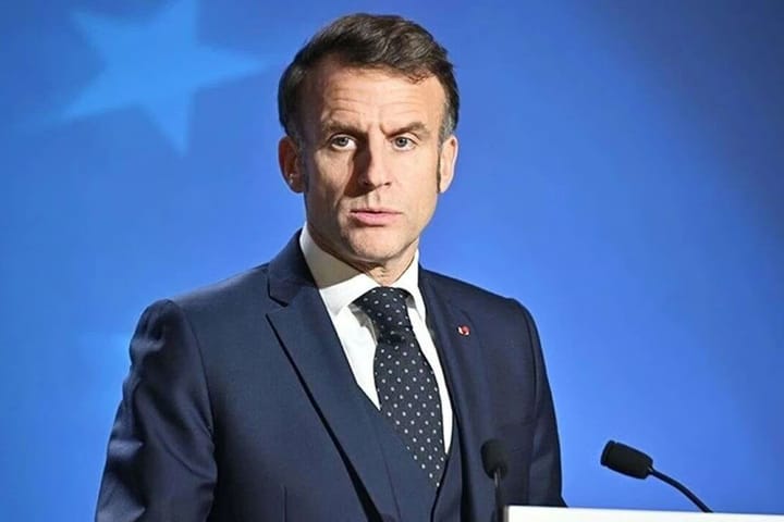 Macron Calls for Halt in Middle East Fighting for Talks