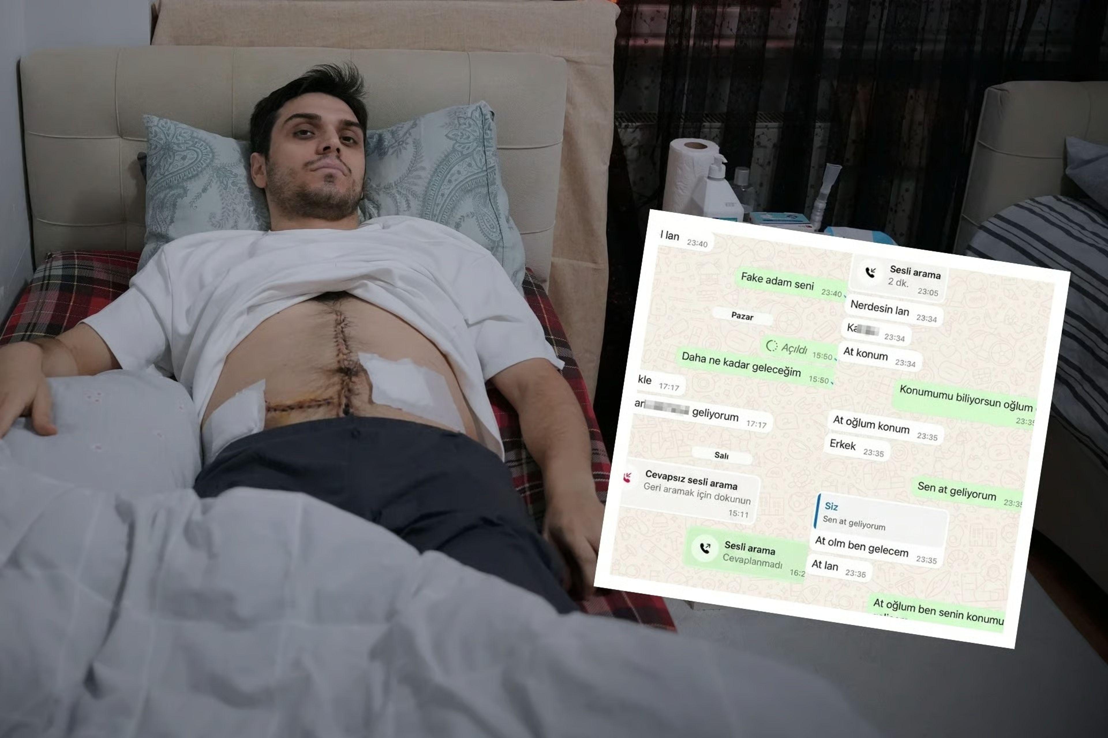 Yardım etmek isterken 6 yerinden bıçaklanmıştı! Tehdit edenler de yakalandı 