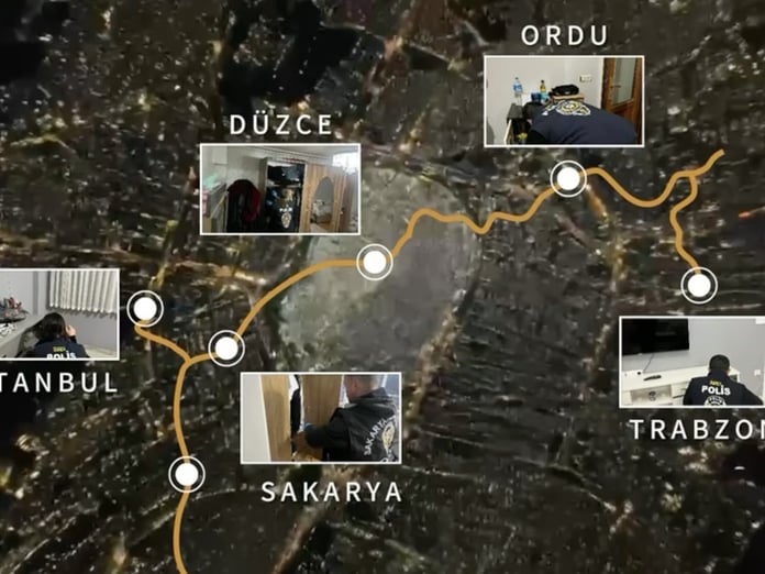 Sakarya merkezli 13 ilde eş zamanlı baskın: 71 gözaltı