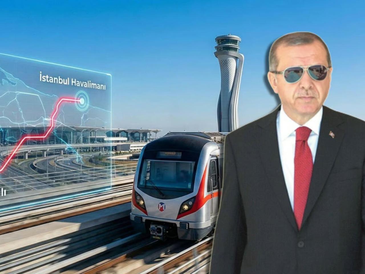 Cumhurbaşkanı Erdoğan'dan metro müjdesi