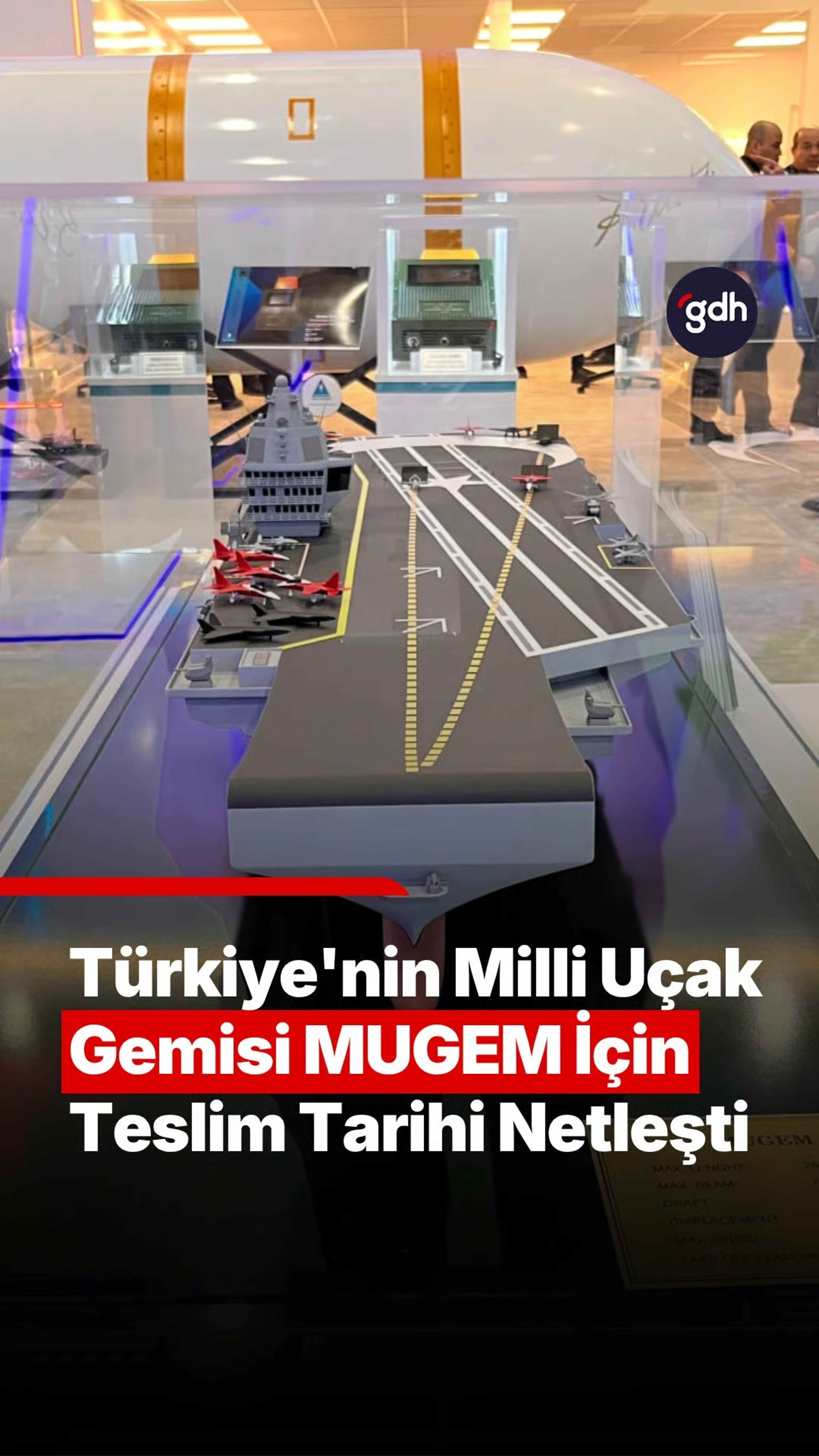 Türkiye'nin milli uçak gemisi MUGEM için teslim tarihi netleşti