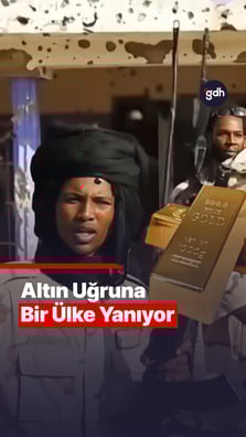 Altın uğruna bir ülke yanıyor