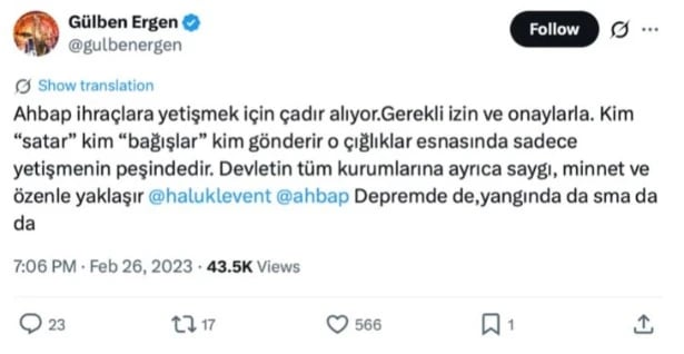 Gülben Ergen Haluk Levent paylaşımı