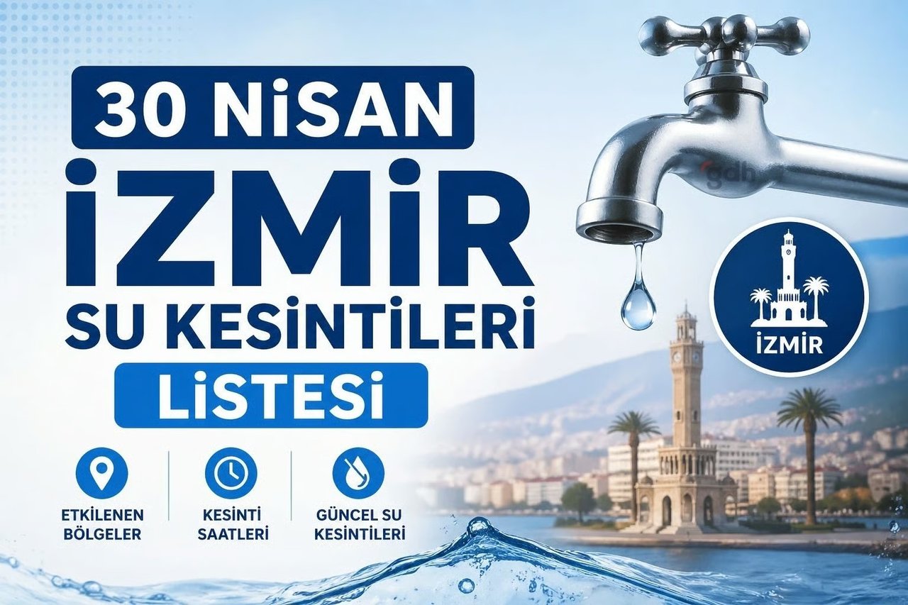 İZSU kesintiler listesi | 30 Nisan
