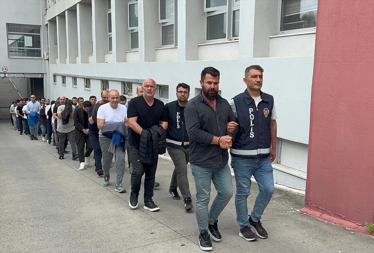 Yasa dışı bahis ve dolandırıcılık operasyonunda 154 şüpheli adliyeye sevk edildi