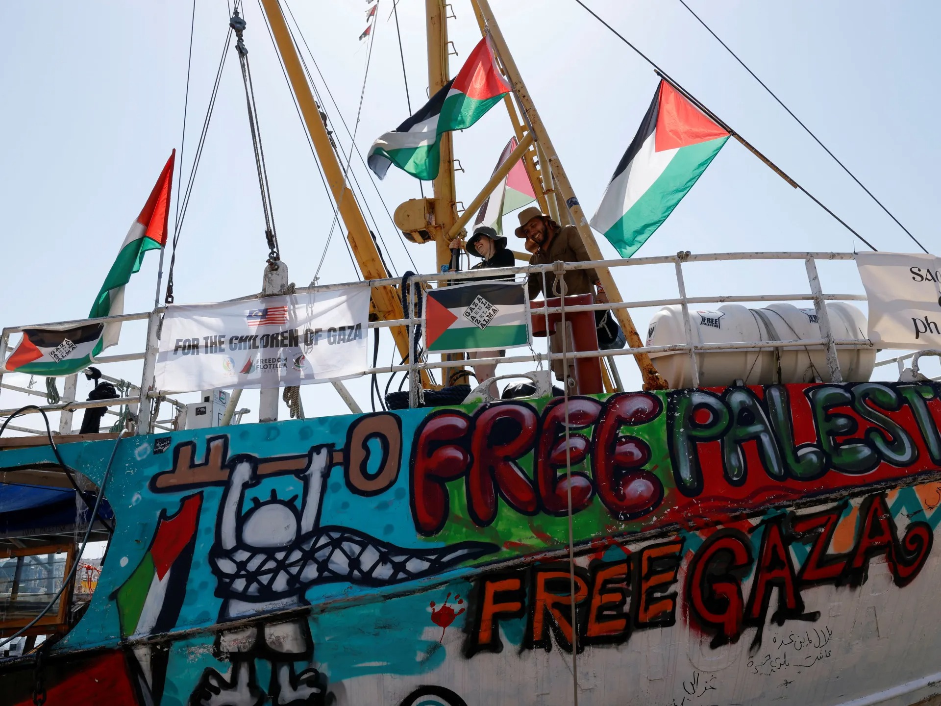 Drone Shadows Gaza Flotilla Amid Fears of Israeli Attack
