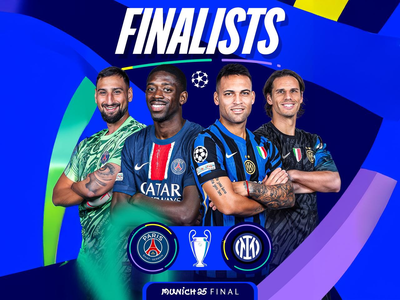 Şampiyonlar Ligi'nde finalin adı: PSG - Inter