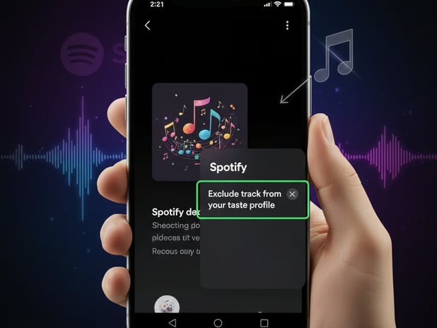 Spotify'dan yeni özellik: İstenmeyen şarkıları algoritmadan çıkarma