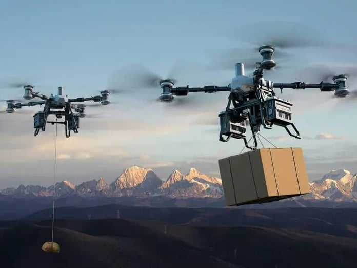 Çin, yüksek irtifa lojistik görevleri için yeni DJI FC100 ağır yük İHA'sını tanıttı