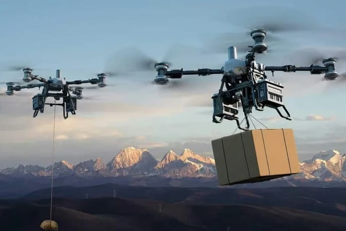 Çin, yüksek irtifa lojistik görevleri için yeni DJI FC100 ağır yük İHA'sını tanıttı