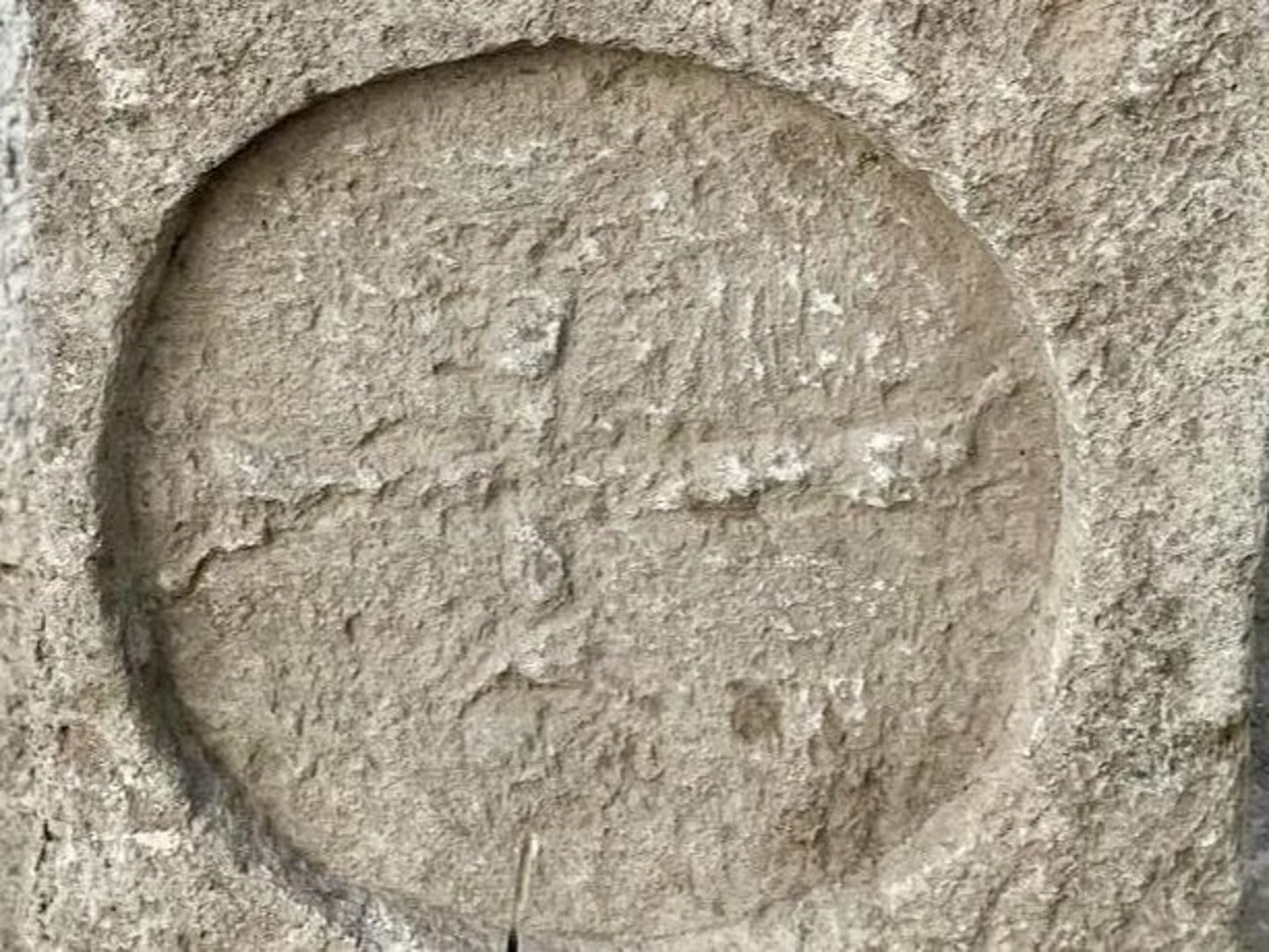 Kırşehir'de Bizans dönemine ait mezar steli ele geçirildi