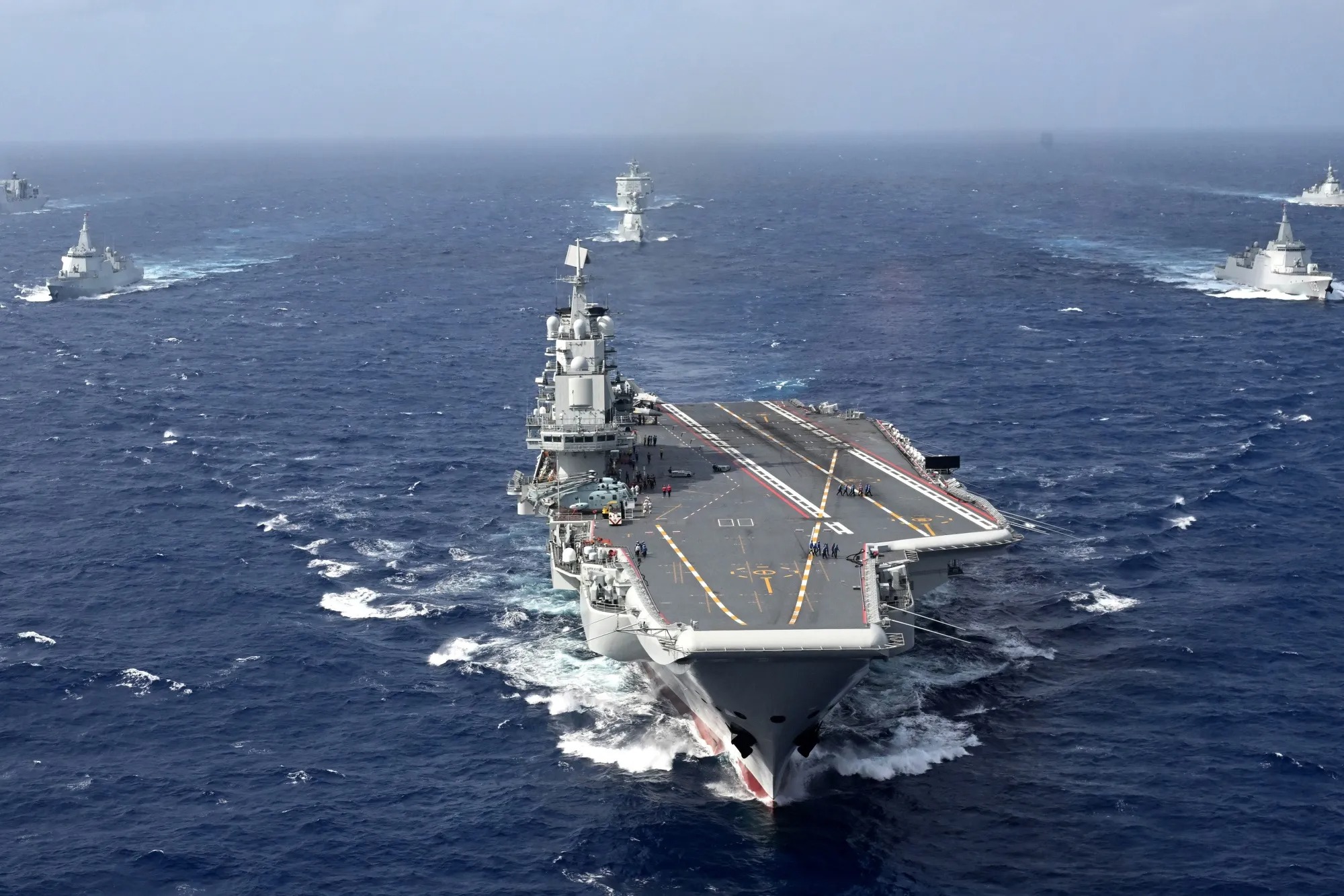 Chinese Carrier Operates Beyond Second Island Chain