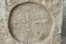 Kırşehir'de Bizans dönemine ait mezar steli ele geçirildi