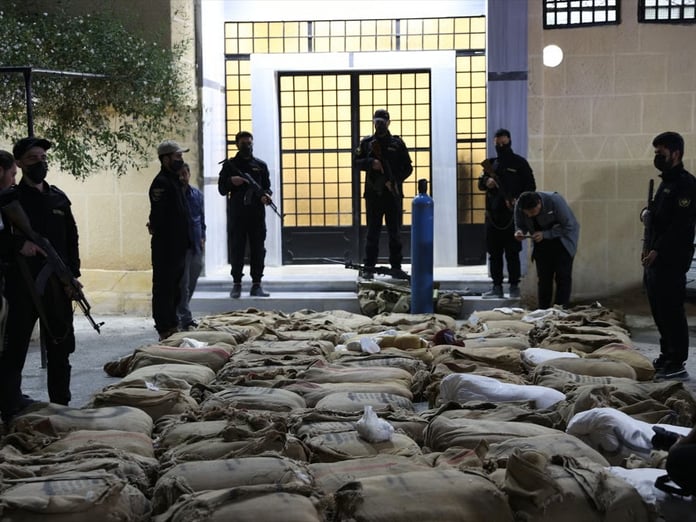 Şam'da dev uyuşturucu operasyonu: 12 milyon kaptagon hapı ele geçirildi