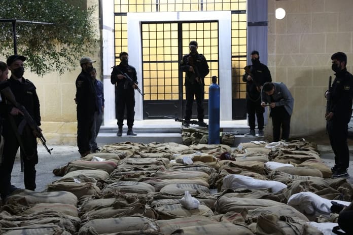 Şam'da dev uyuşturucu operasyonu: 12 milyon kaptagon hapı ele geçirildi